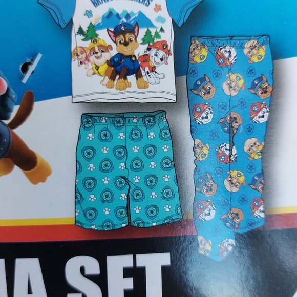 3-$30 Paw Patrol Unisex Polyester 3 Piece Pajama Set - Picture 10 of 14
